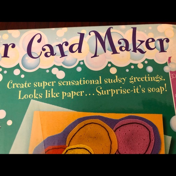 Soap Paper Card Maker/Creativity for kids NWOT - Picture 5 of 13